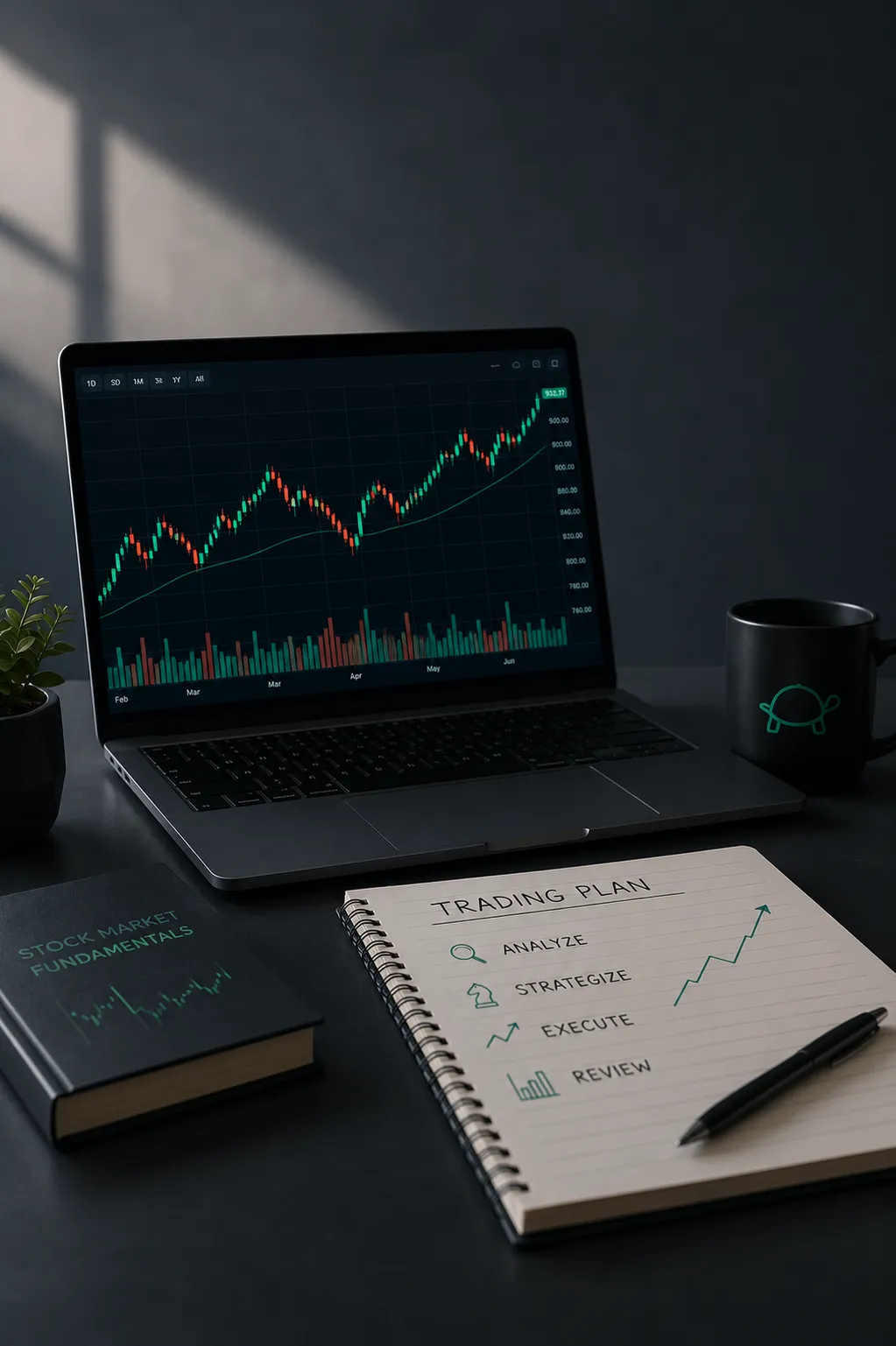 Learn Stock Trading set up
