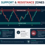 image explaining Support and resistance zones