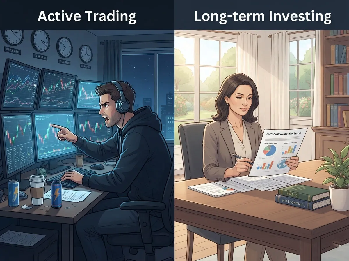What is trading vs what is investing