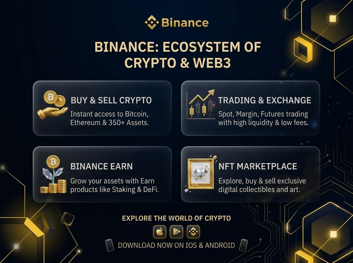 Binance review featuring binance services