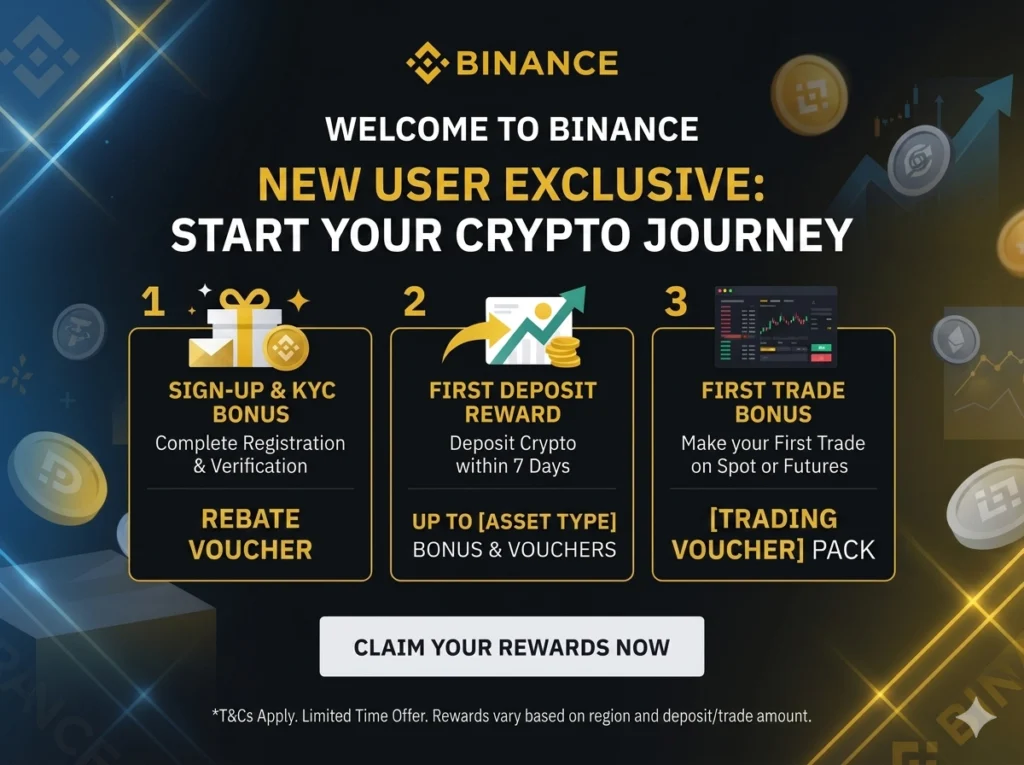 binance exchance welcome rewards