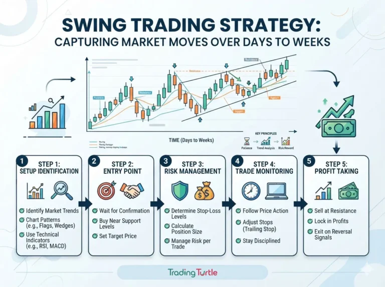 image explaining swing trading strategy
