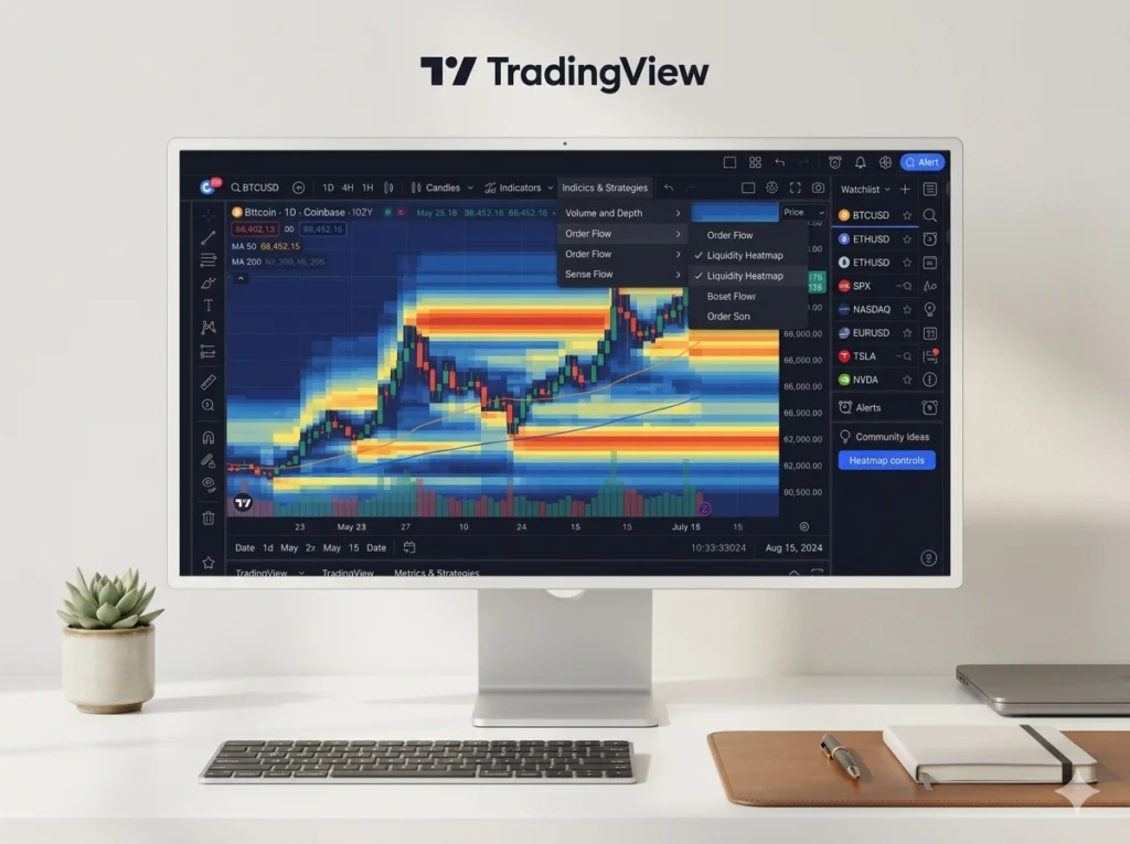 Tradingview charting Interface