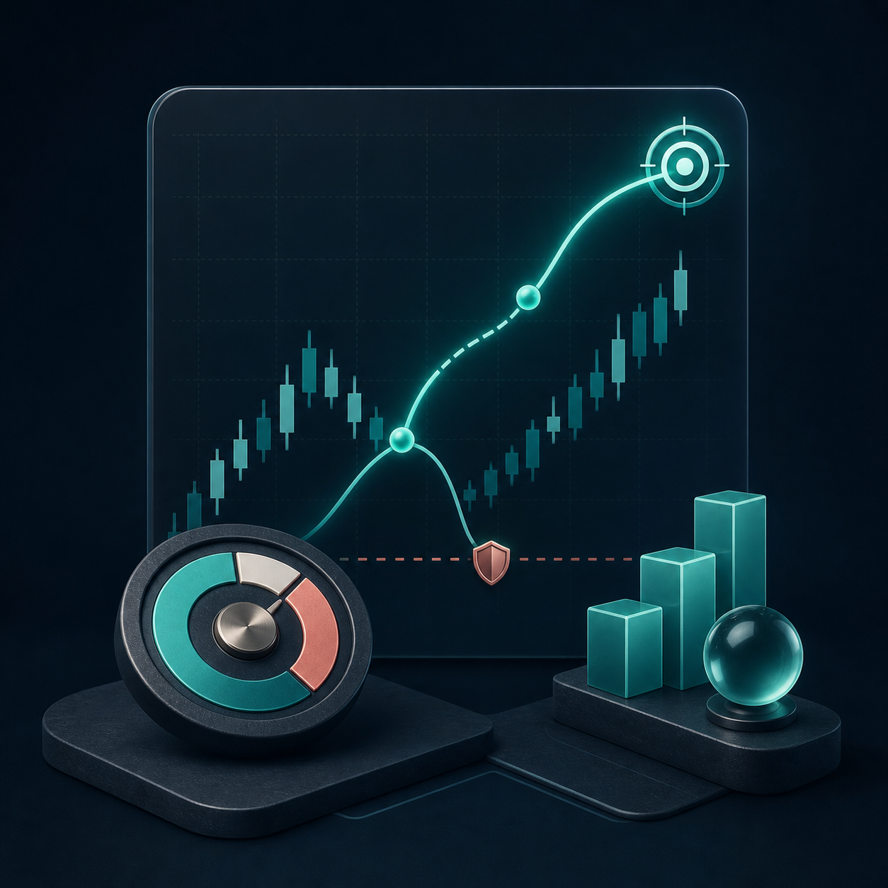 Trade planner Visual representaion of a trade planner