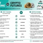 an illustration explaining sspot trading vs crypto futures