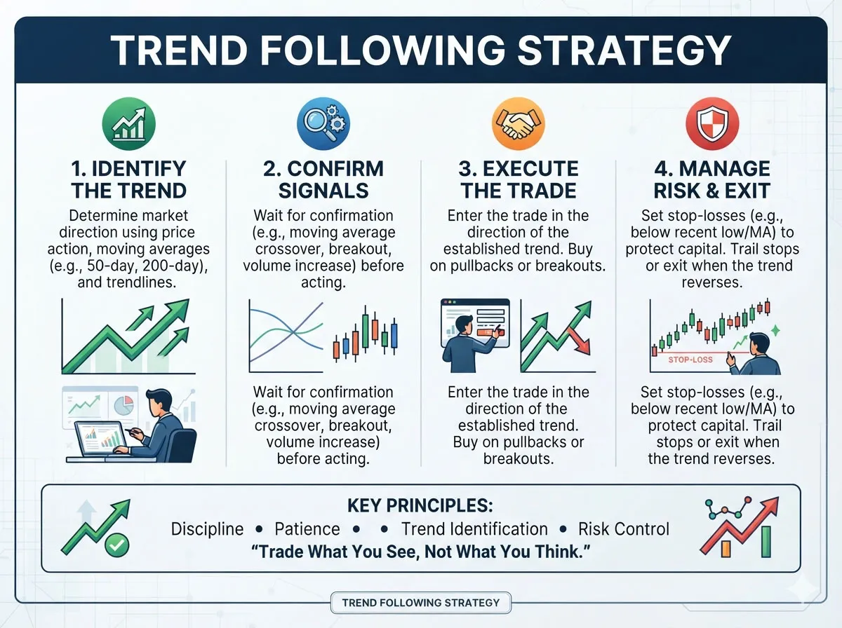 image explaining trend following strategy